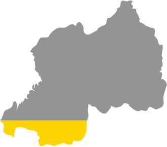 Rwanda map icon